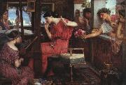 John William Waterhouse Penelope and the Suitors USA oil painting artist